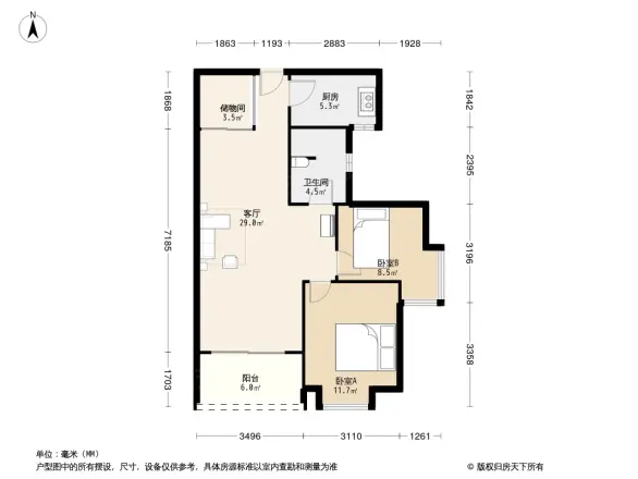锦合天地颐翠苑户型图