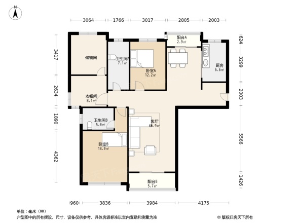 湖州海上湾排屋户型图图片