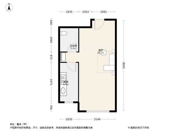中冶上和郡户型图
