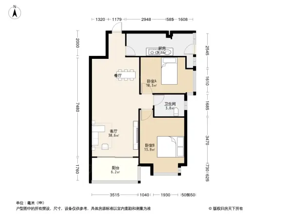鸿馨园户型图