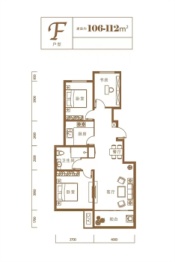 成山海景阁3室2厅1厨1卫建面106.00㎡