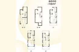 金融街·古泉小镇3室2厅1厨3卫建面118.0㎡