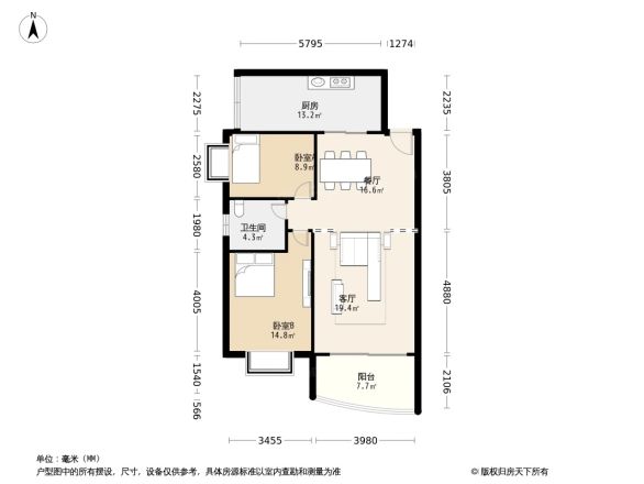 文景园户型图