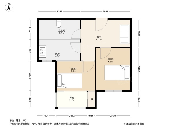 亚林西居住区户型图片