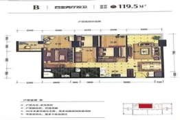 世纪 西华家园4室2厅2卫建面119.50㎡