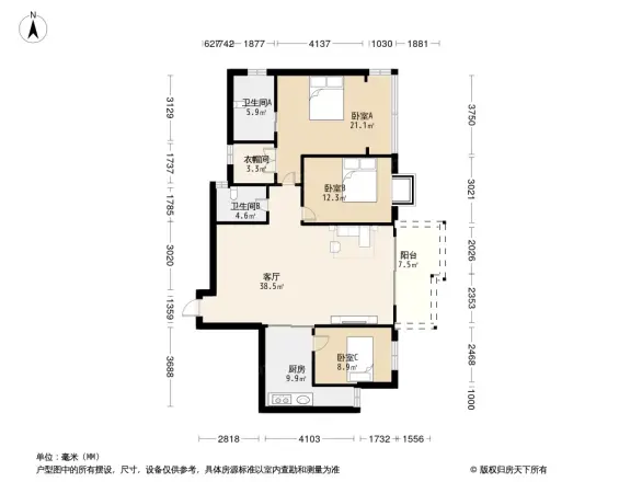 锦官秀城户型图