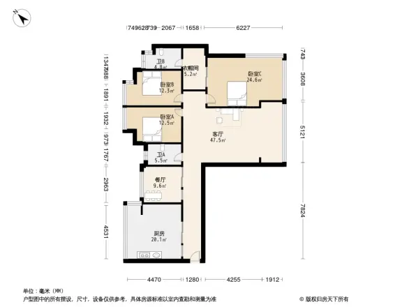 天赐龙都户型图