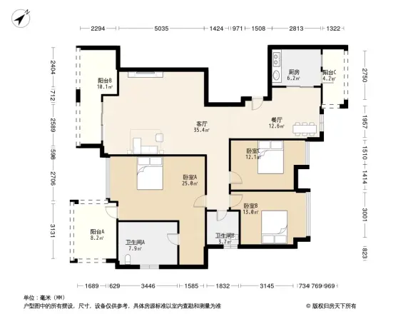 润扬金沙30°户型图