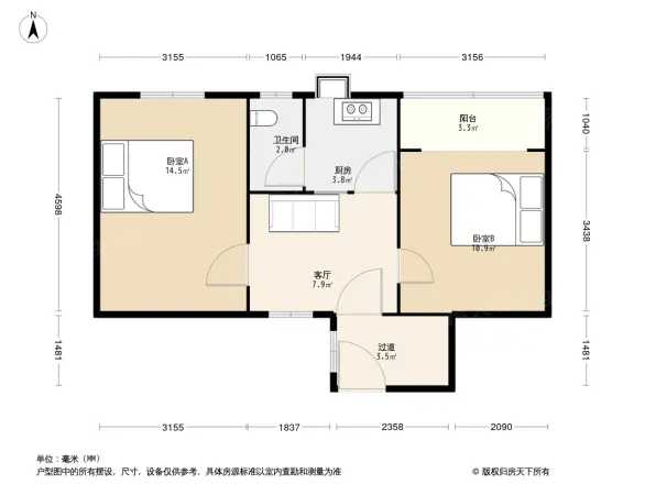 水果湖放鹰台社区户型图
