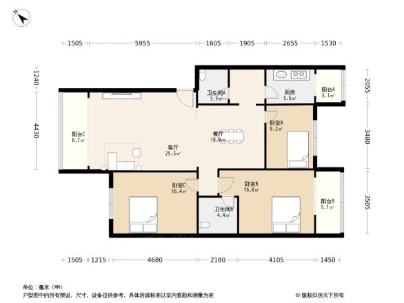 西藏阳光苑户型图