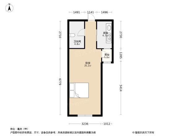 京能凤凰尚筑户型图