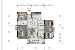 品润朗樾城4室2厅1厨2卫建面118.00㎡