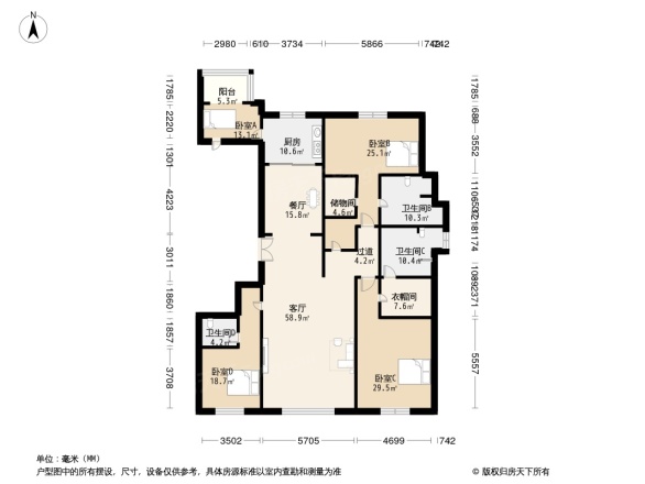 万达公馆户型图