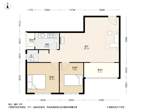 礼嘉白马小区户型图
