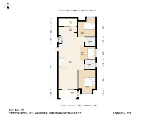 华润紫云府户型图