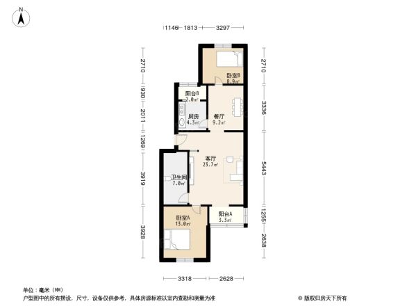 都市芳园商住楼户型图