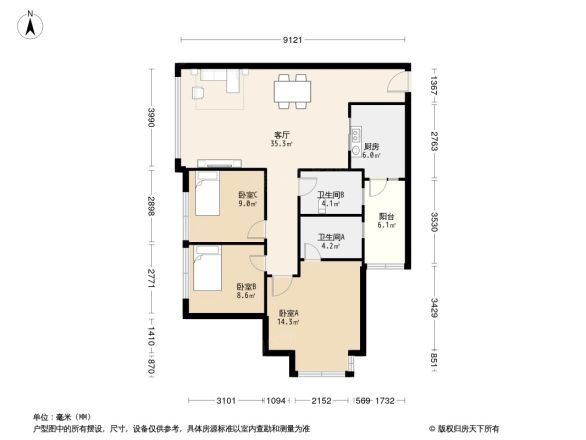 云水苑户型图