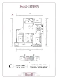 迪尚林海璞悦湾3室2厅1厨2卫建面116.00㎡