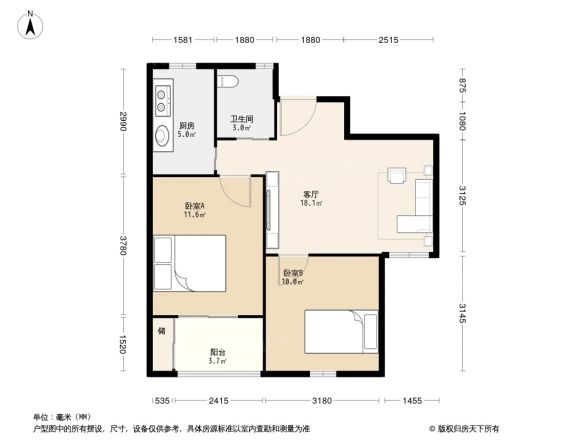 汇嘉新园户型图