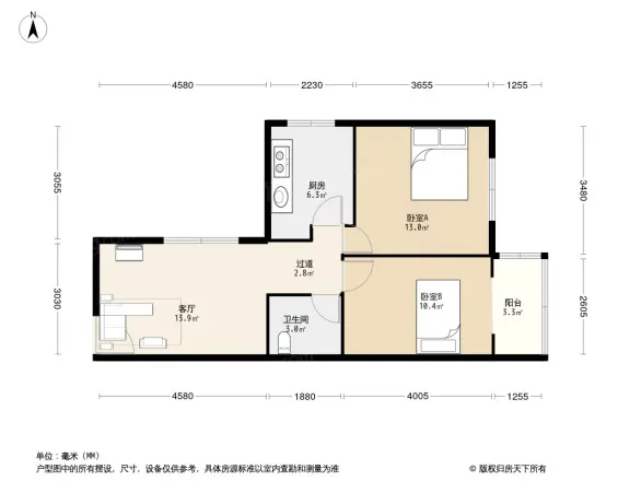 枫叶高层户型图