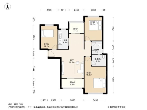 合景瑜翠园户型图
