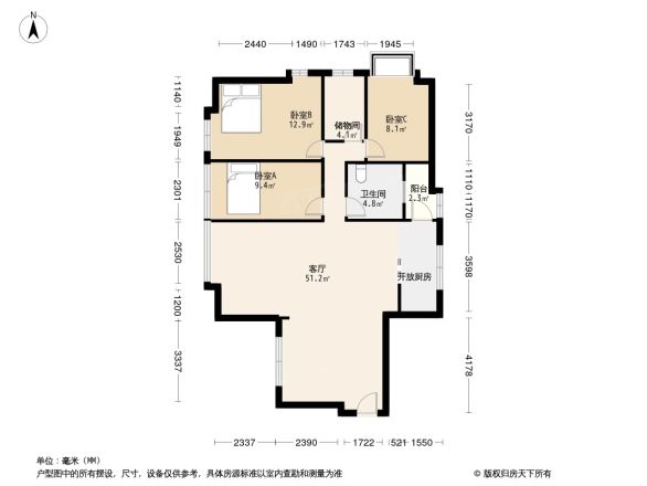 东湖御苑户型图