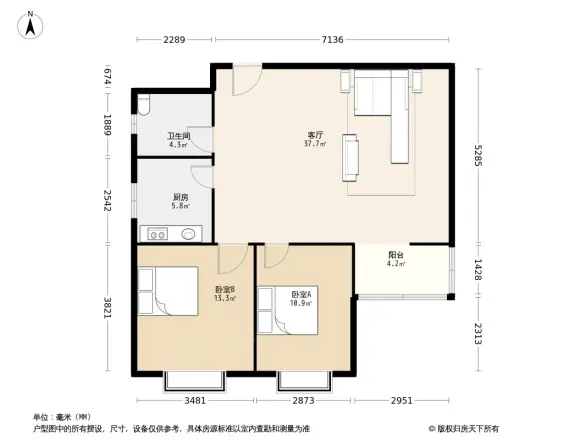 阳光家园户型图