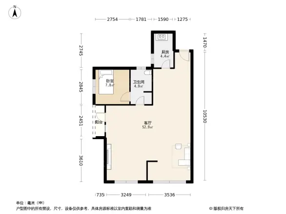 彩云理想城户型图