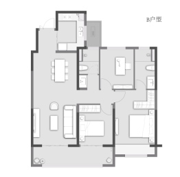 常州弘阳19363室2厅1厨2卫建面120.00㎡