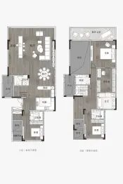 中海璞源4室2厅2厨3卫建面193.00㎡