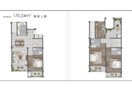 月映·九院4室2厅1厨3卫建面170.24㎡