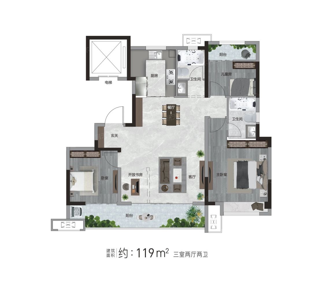 户型图2/2