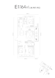 长投保利汉口印3室2厅1厨2卫建面164.00㎡