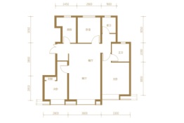 凤城翡翠湖二期3室2厅1厨2卫建面107.09㎡