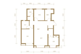 凤城翡翠湖二期3室2厅1厨2卫建面107.09㎡