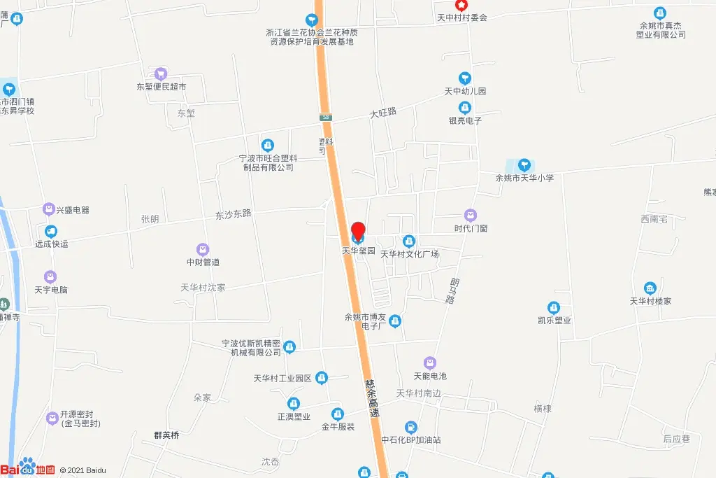 天华玺园交通图