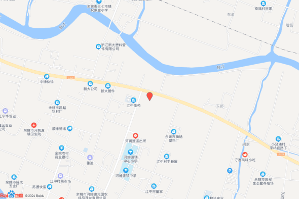 河姆景苑二期交通图