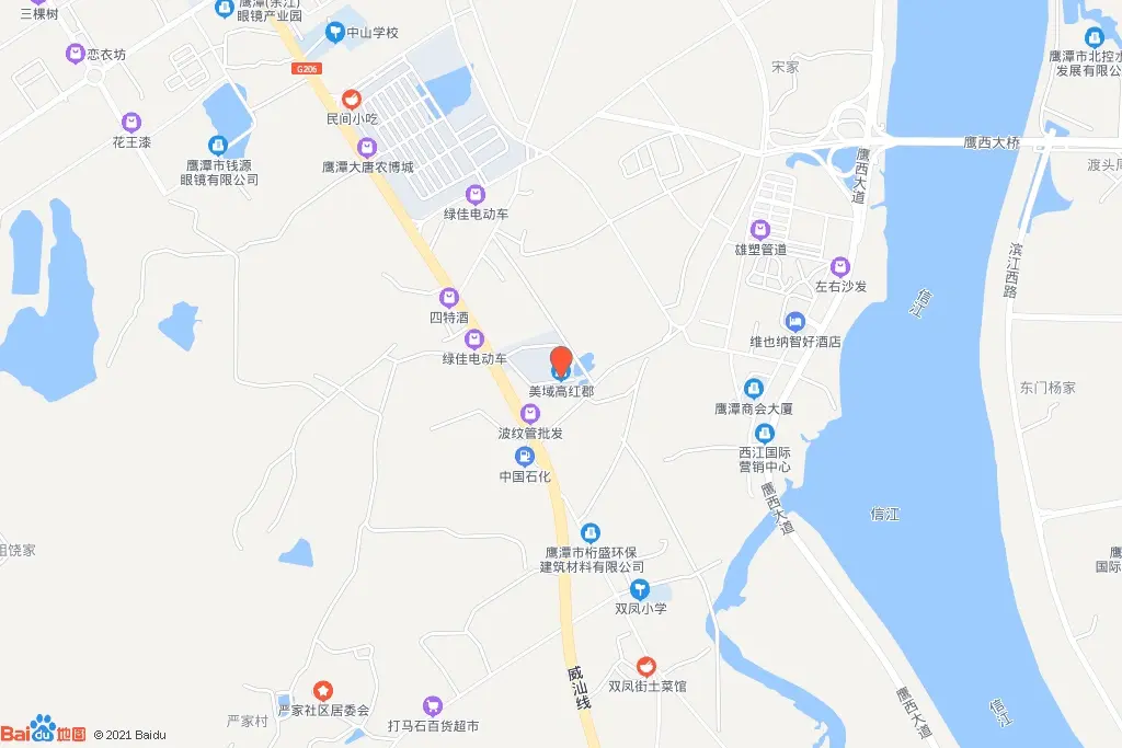 美域高·红郡交通图