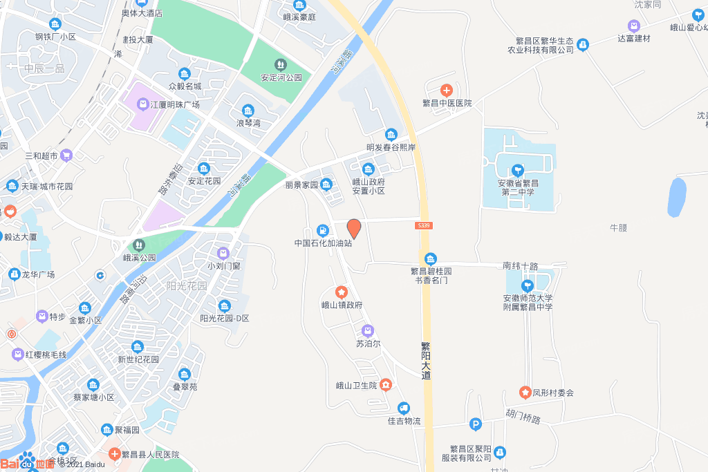 中健锦绣·峨山生活广场交通图