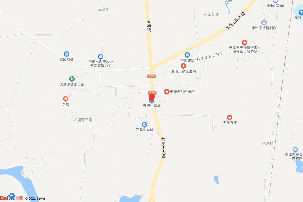 云锦生态城交通图