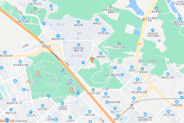 深圳新安街道地图图片