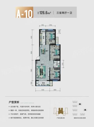 朝阳花园A区户型图