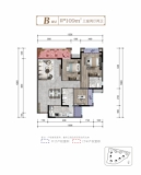 新鸥鹏文教城牛津公馆B户型