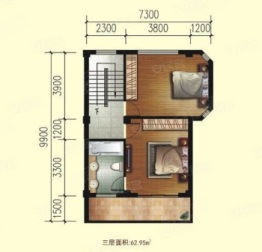 秀容名城3室建面295.18㎡