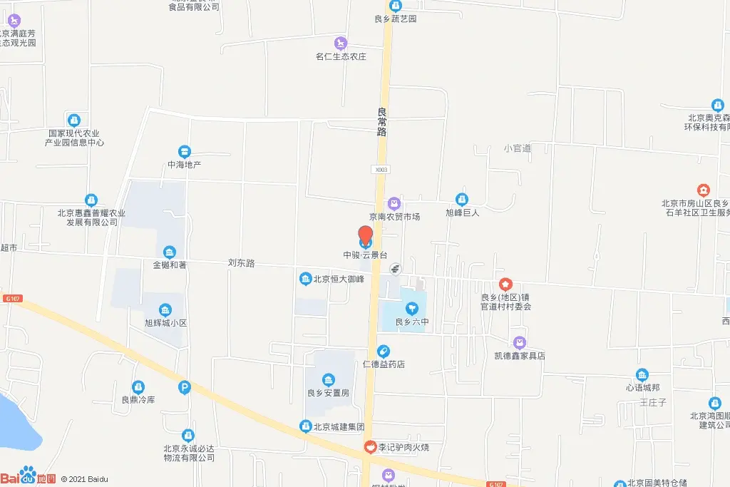 中骏·云景台交通图