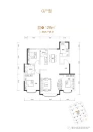 连邦·北辰之星3室2厅1厨2卫建面125.0㎡