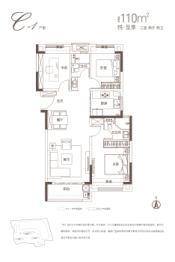 伟星·光谷星悦广场3室2厅1厨2卫建面110.00㎡