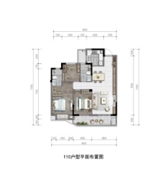 铁建·明贤府3室2厅1厨2卫建面110.00㎡