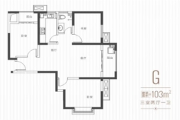御林花苑3室2厅1厨2卫建面103.00㎡