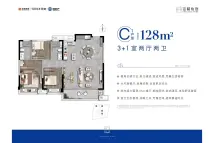 金地铂樾怡庭C1户型